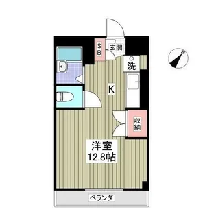 フェリオ毛呂山【5階】の間取り