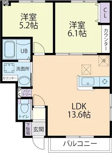Doux maison(ドゥーメゾン) 宿根【1階】の間取り