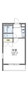 レオパレスマ・メゾン【2階】の間取り