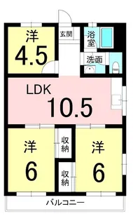 昭和コーポ深谷【2階】の間取り