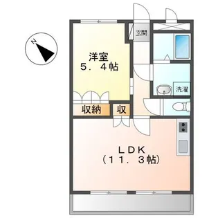 シャンティ【1階】の間取り