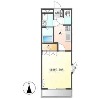 フィアブラット【1階】の間取り