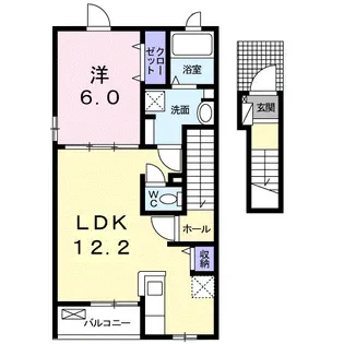 グレイス光【2階】の間取り