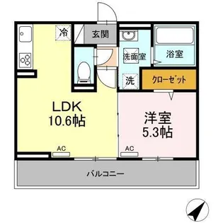 グラン パセオ【1階】の間取り