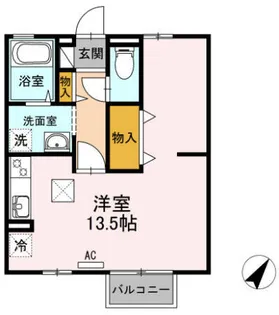 サン オリーブ【1階】の間取り
