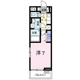 フローラⅡ【2階】の間取り