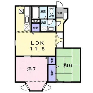 セリエトールA【1階】の間取り