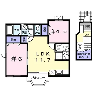 アスタナ【2階】の間取り