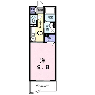 アドックヒルズ【3階】の間取り