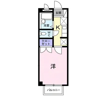 アヴィニールA【2階】の間取り