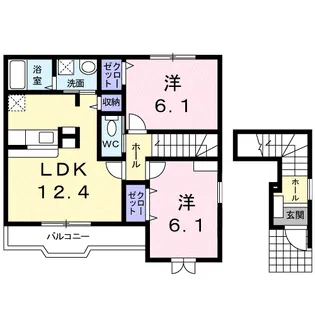 サンリット・ビラ【2階】の間取り