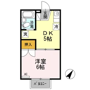 メイゾンベルサ B棟【2階】の間取り