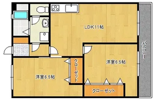 セキレイマンション久留米【1階】の間取り