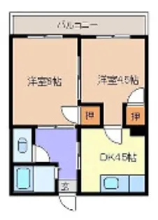 第2ホワイトコーポ【202号室】の間取り