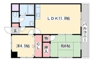 サンライトビル【306号室◎号室】の間取り