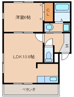 メゾンエトワール【101号室】の間取り