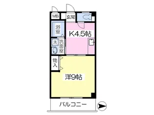 リバティヒルズⅠ【303号室】の間取り