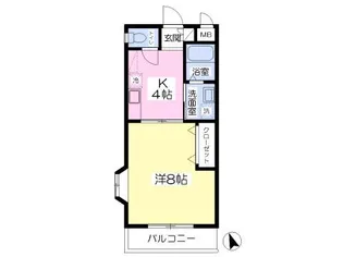 ソレイユ【2階】の間取り