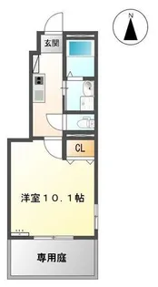 パルティール【1階】の間取り