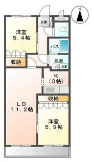 ローズマリーⅠ【1階】の間取り