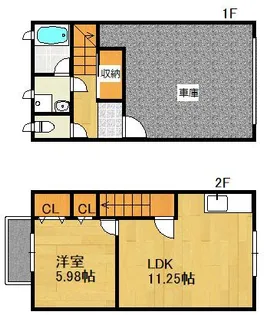 autorimessa(アウトリメッサ)A棟の間取り