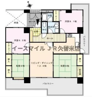 4LDKの間取り画像