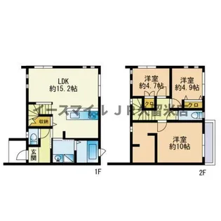 THE PEARL六ツ門南(ザ・パールムツモンミナミ)【A号号室】の間取り