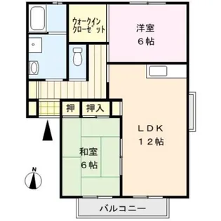 サンライズ平塚【2階】の間取り