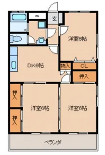 ライフガーデン【3階】の間取り