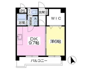 castle城南【301号室】の間取り