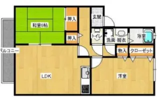 サニーホームズ宮ノ陣C棟【2階】の間取り