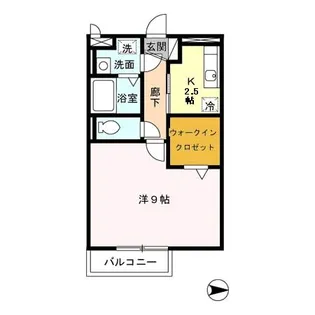 グランシャリオ21【3階】の間取り