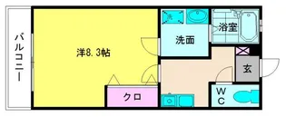 グランドアマレーⅡ番館【2階】の間取り