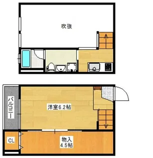 ネオクレスト(NEO CREST)【101号室】の間取り