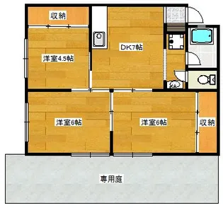IT長門石Ⅰ【4階】の間取り