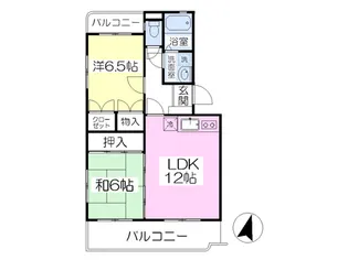パークサイド藤光【1階】の間取り