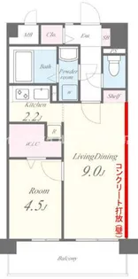 BOSCO BOB BUILDING(ボスコボブビルディング)【7階】の間取り