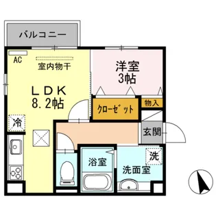 フェリオ【1階】の間取り