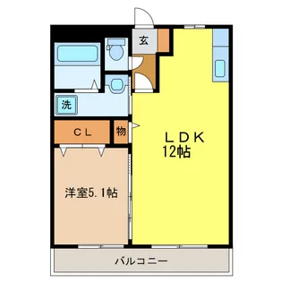 Profit村田【202号室】の間取り
