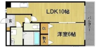 パシフィックパーク【4階】の間取り