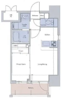 1LDKの間取り画像