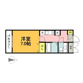 アコール住吉【4階】の間取り
