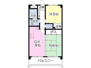 GRANVIA東合川(グランビアヒガシアイカワ)【202号室】の間取り