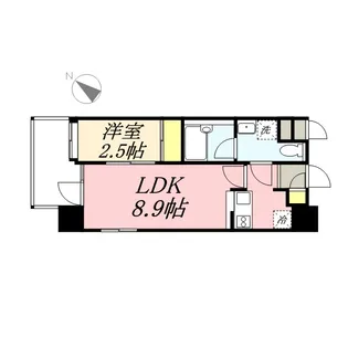 グランフォーレプライム天神東【7階】の間取り