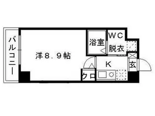 ミリオーネ・シャトウ高砂【507●号室】の間取り