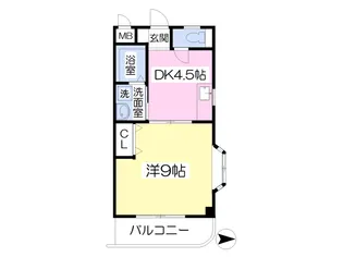 リバティヒルズⅠ【305号室】の間取り