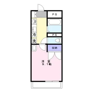 モナンジュ御井【2階】の間取り