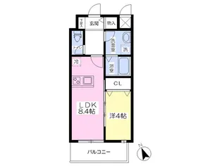 サニーヒル旗崎【304号室】の間取り