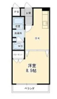 パークサイド西小森野【2階】の間取り