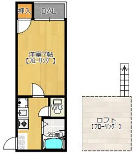 ル・レーブ【1階】の間取り